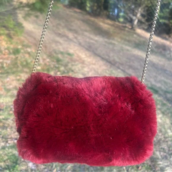 Furla Faux Fur Crossbody Bag - Picture 3 of 17